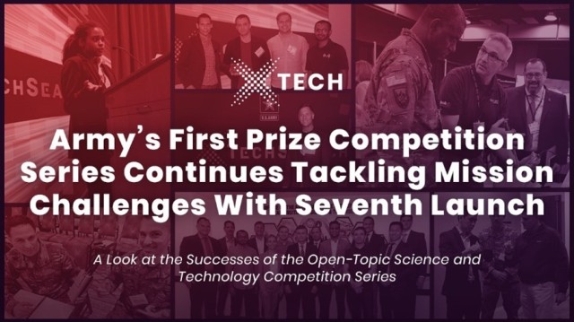 Army's First Prize Competition Series Continutes Tackling Mission Challenges with Seventh Launch